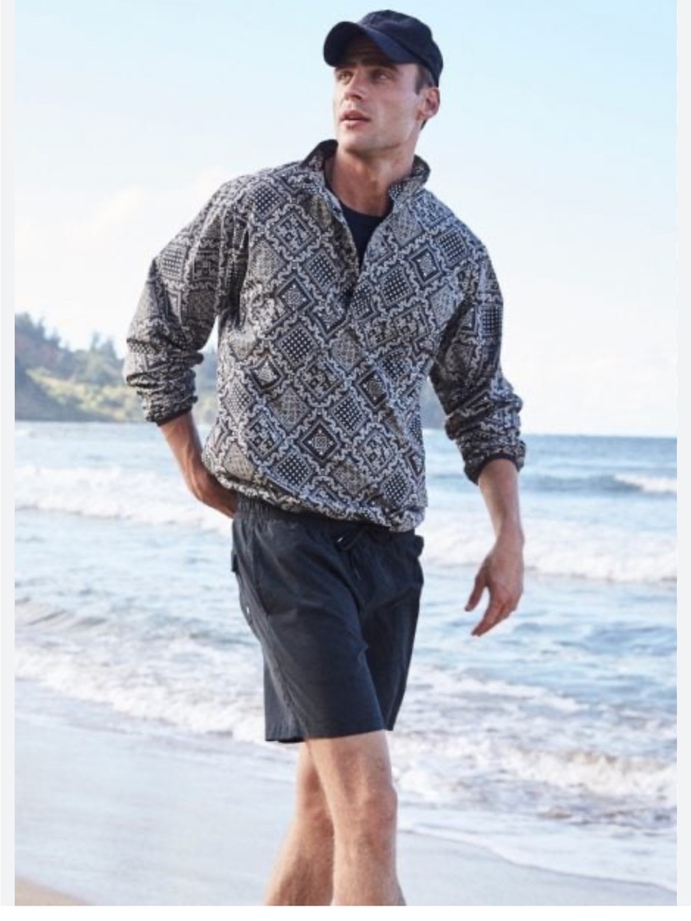 Reyn Spooner Men's Nylon Pullover Jacket Shirt